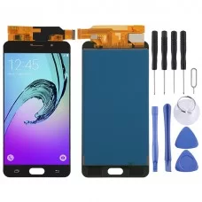LCD-skärm och digitizer Fullständig montering (TFT-material) för Galaxy A7 (2016), A710F, A710F / DS, A710FD, A710M, A710M / DS, A710Y / DS, A7100 (Svart)